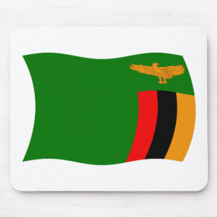 Sambia-Flagge-Mauspad Mousepad