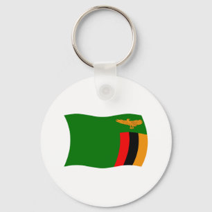 Sambia Flagge Schlüsselanhänger