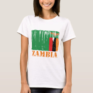 Sambia-Flagge T-Shirt