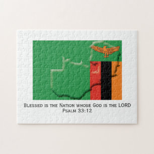 SAMBIA Gesegnete Nation SAMBISCHE FLAGGE