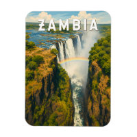 Sambia Illustration Reise Kunst Vintage
