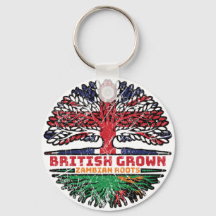 Sambia Sambia UK Vereinigtes Königreich British Tr Schlüsselanhänger