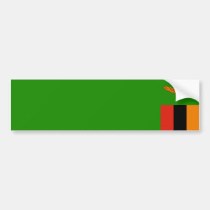 Sambia/sambianische Flagge Autoaufkleber