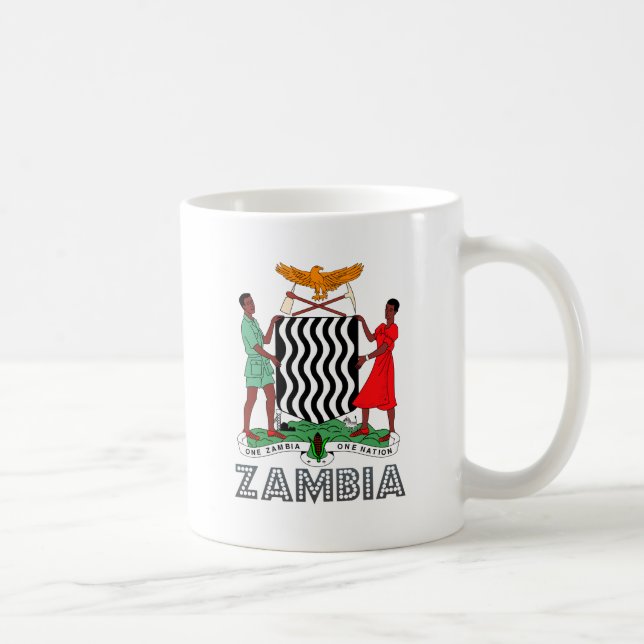 Sambia-Wappen Kaffeetasse (Rechts)