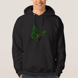 sambische Flagge sambischer Roots Butterfly Sambia Hoodie