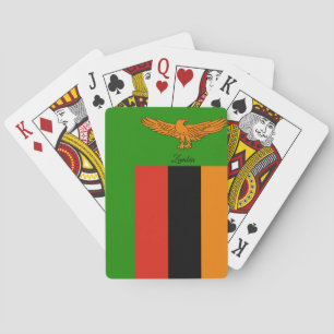 Sambische Flaggenspiele, Sambia Spielkarten
