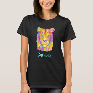 Sambischer Afrikanischer Löwe Wildlife und Natur T-Shirt