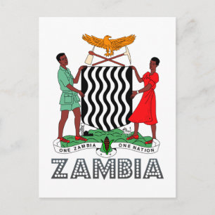 Sambisches Emblem Postkarte