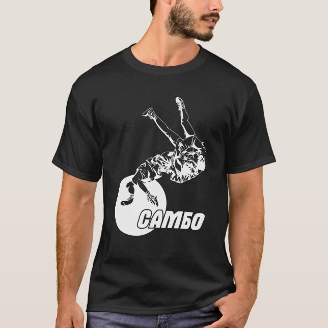 Sambo Wrestling Martial Arts Russia Martial T-Shirt (Vorderseite)
