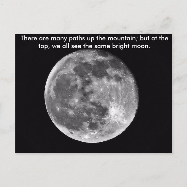 Same Bright Moon Postkarte (Vorderseite)