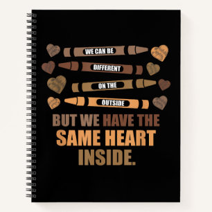 Same Heart Black History Month Afroamerikaner Notizbuch