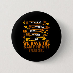 Same Heart Black History Month Afroamerikaner Wo Button