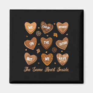 Same Heart Inside Black History Month Afrikanisch  Magnet