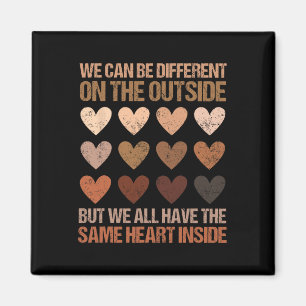 Same Heart Inside Juneteenth Black History Month W Magnet