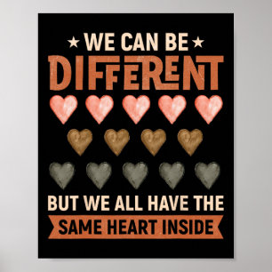 Same Heart Inside Juneteenth Black History Month W Poster