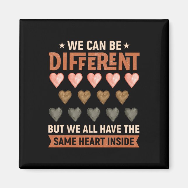 Same Heart Inside Juneteenth Monat der Schwarzen G Magnet (Vorne)
