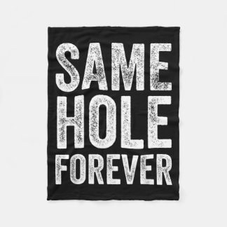 Same Hole Forever Lustiger Golf Junggesellenabschi Fleecedecke