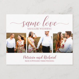 Same Love Hochzeitseinladung zur Verkleinerung 3 F Postkarte