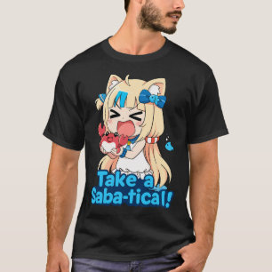 Sameko Saba Vtuber "Take a Saba-tical!" Mario Teil T-Shirt