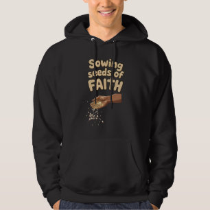 Samen des Glaubens säen - Christlich Hoodie