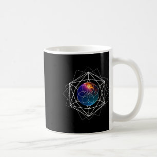 Samen des Lebens Heilige Geometrie Galaxie Metaphy Kaffeetasse