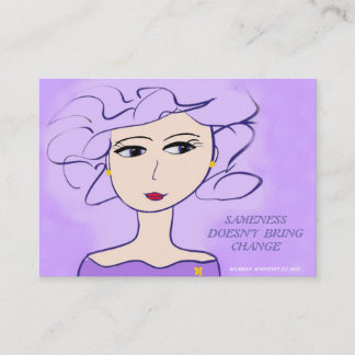 SAMENESS BRINGT KEINEN WANDEL VISITENKARTE