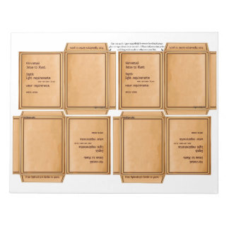 Samenpaket Einfaches DIY Notizbuch Notizblock