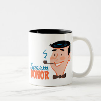 Samenzellen-Spender-Tasse Zweifarbige Tasse