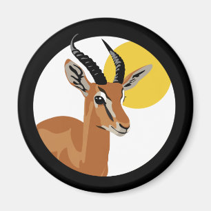 Samer die Gazelle Magnet