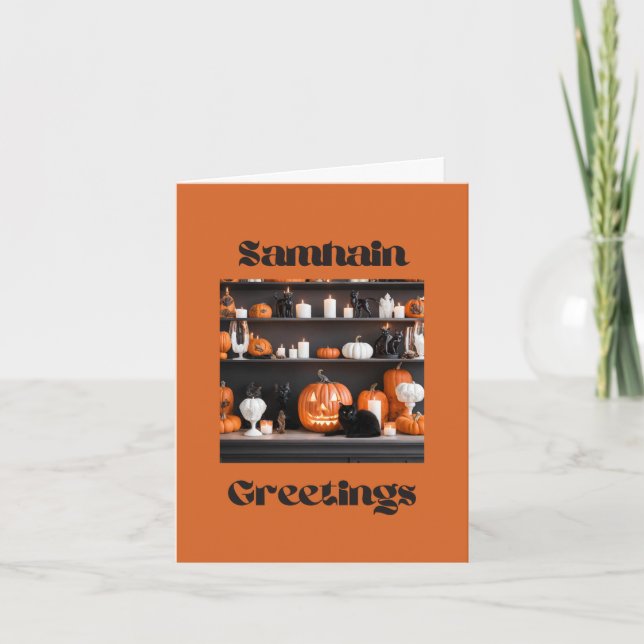 Samhain Greeting Card Karte (Vorderseite)