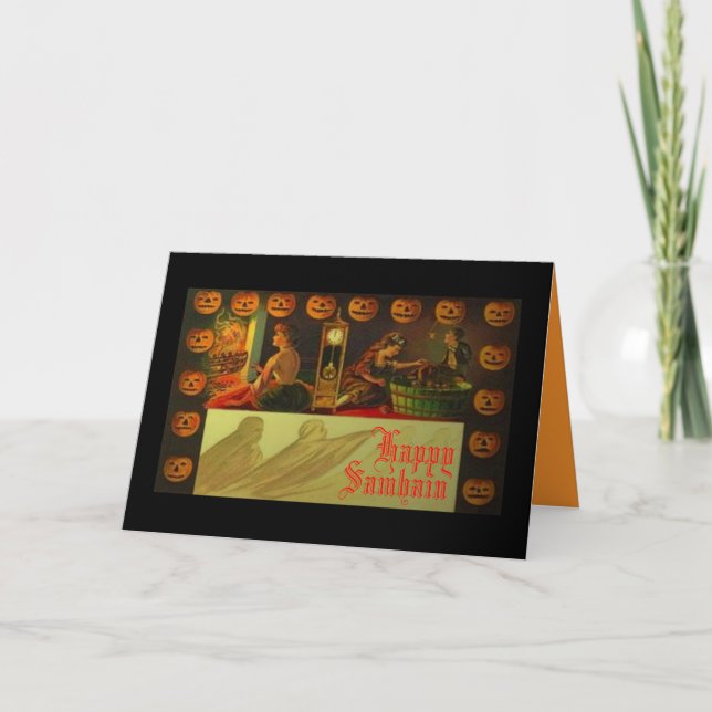 Samhain Karte basiert auf Vintager Karte (Vorderseite)