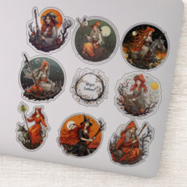 Samhain Pagan Vinyl Sticker Set