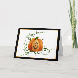Samhain Pumpkin Card Karte