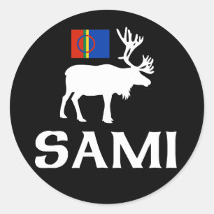 Sami, das Volk der acht Jahreszeiten Runder Aufkleber
