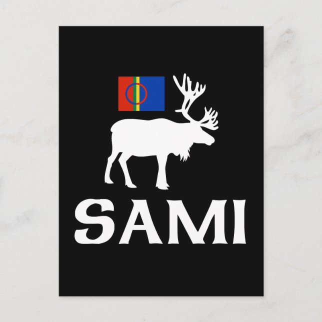 Sami, die Leute von acht Jahreszeiten Postkarte (Vorderseite)