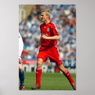 Sami Hyypia spielt für Liverpool FC Poster