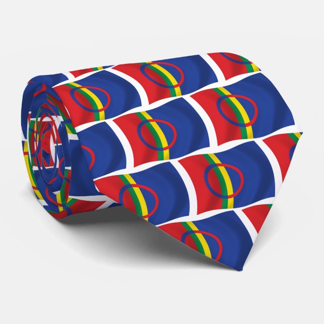 Sami People Flag Krawatte (Gerollt)