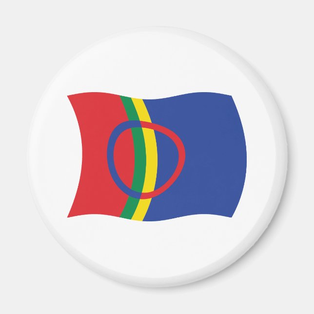 Sami People Flag Magnet (Vorne)