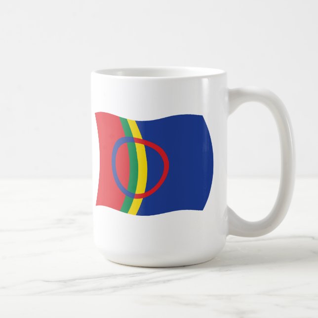 Sami People Flag Tasse (Rechts)