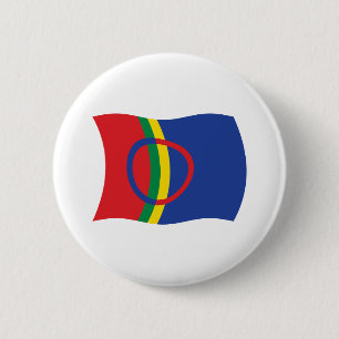 Sami-Volksflagge-Button Button