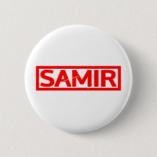 Samir Briefmarke Button