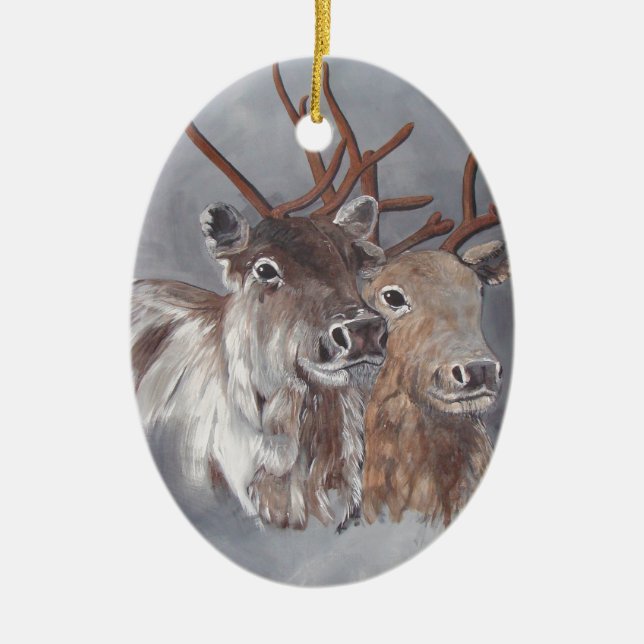 Samisk inspiration  keramikornament (Vorne)