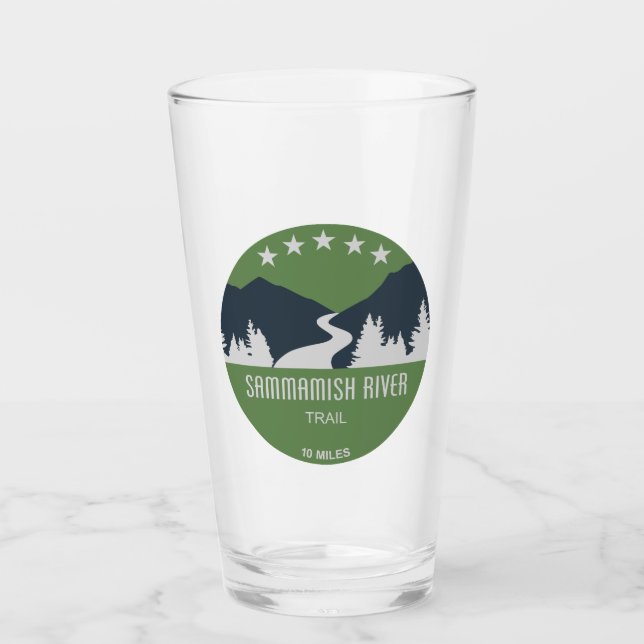 Sammamish River Trail Washington Glas (Vorderseite)