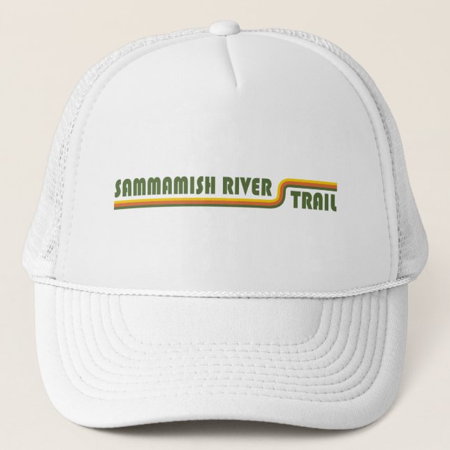 Sammamish River Trail Washington Truckerkappe (Vorderseite)