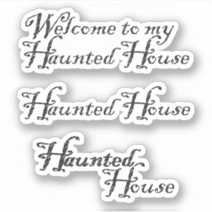 Sammelalbum Halloween Spukhaus Aufkleber