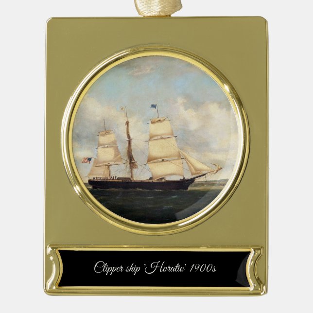 Sammelbare Clipper Ship Horatio Ornamente (Vorderseite)