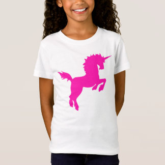 Sammelbarer Farbunicorn im rosa T-Shirt