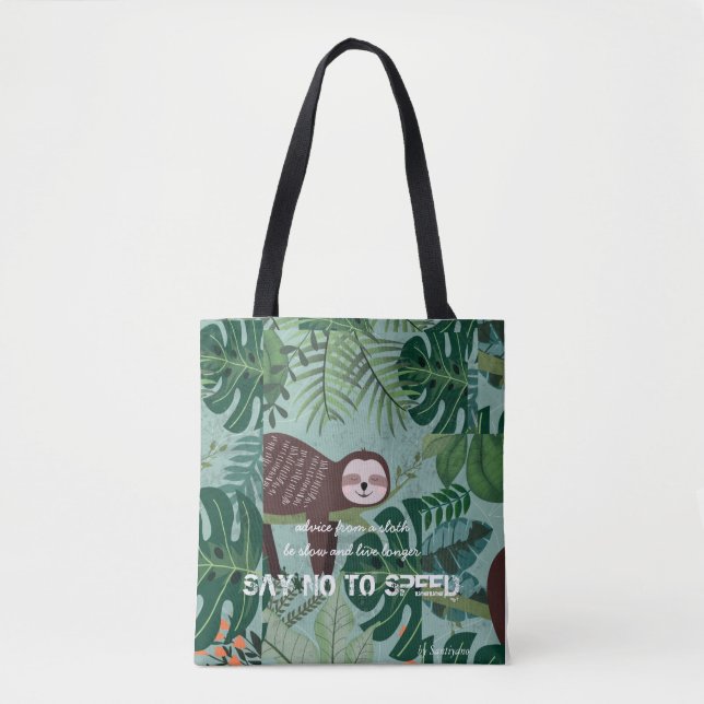Sammelbeutel mit mittelmäßigem Slow Tasche (Vorderseite)
