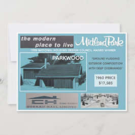Sammelkarte für das Midland Park House Model Einladung