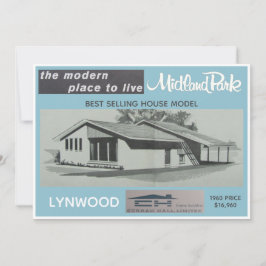 Sammelkarte für das Midland Park House Model Einladung